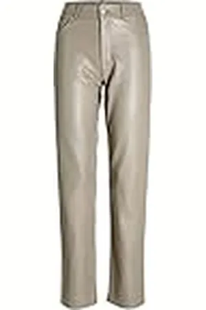 JJXX Jxgrace Noos-Pantalones de Piel para Mujer, , XL