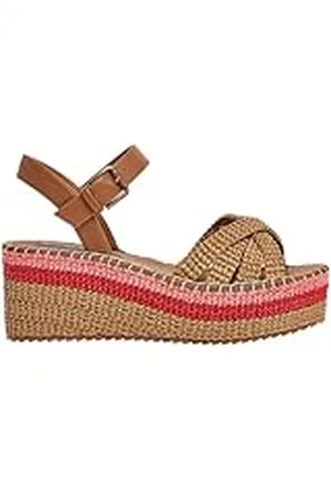 Pepe Jeans Witney Colors Sandalias para Mujer, Marrón (Tan Brown), 6
