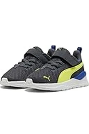 PUMA ANZARUN Lite AC INF, Zapatillas Unisex niños, Galactic Gray-Lemon Sherbert Black, 27 EU