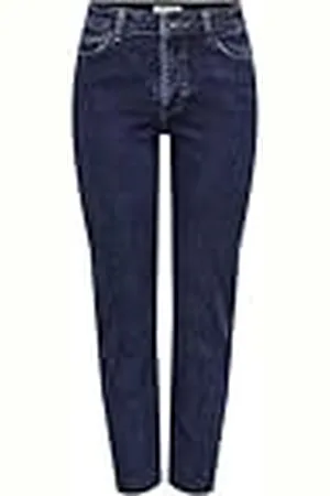 JDY Lullu Hwstraight ANK JNS Bl Noos Vaqueros Rectos, , SW x 30L Mujeres