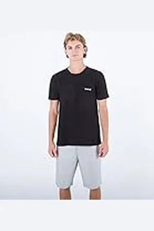 Hurley Oao Pocket Tee, Camiseta Hombre, Preta , M