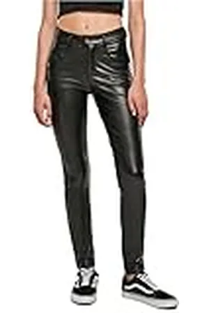 Urban classics Pantalones de Piel sintética para Mujer de Cintura Media, , 27
