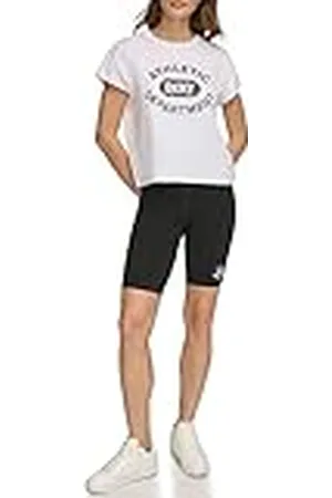 DKNY SPORT Camiseta con Logotipo de Varsity Distressed, , S para Mujer