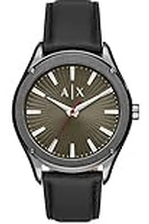 Armani Exchange Reloj para de Cuarzo con Correa en Cuero Genuino AX2806