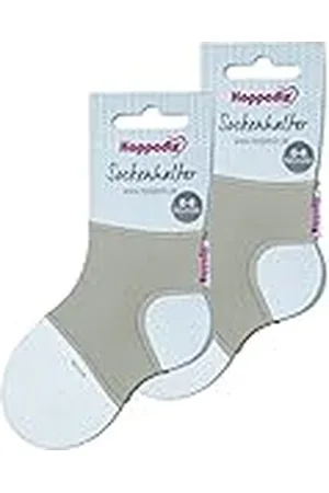 Hoppediz Sockenhalter 2-er Set Soporte para Calcetines 0-6 Meses, , Talla única (Pack de 2) Unisex bebé