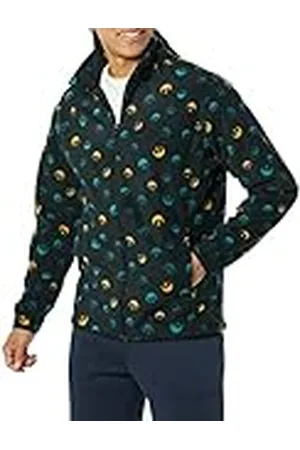 Amazon Disney | Marvel | Star Wars Chaqueta de Forro Polar con Cremallera Completa y Cuello Perkins Hombre, , L