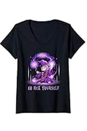 Grumpy Cat Mujer Wizard : hazte hechizar Camiseta Cuello V