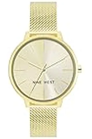 Nine West Reloj de Pulsera de Malla para Mujer