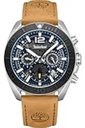 Timberland Reloj Analógico para Hombres de Cuarzo con Correa en Cuero TDWGF0041701