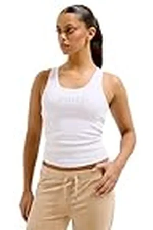 Juicy Couture Thin Strap Racer Vest-Figurbetonte Sportliche Weste mit Applikationen in Versch. Farben Chaleco de Moda, , S Mujeres
