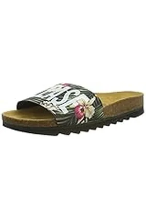 THE WHITE BRAND Bio Beach, Sandalias con Punta Abierta Hombre, Multicolor (Jungle Jungle), 41 EU