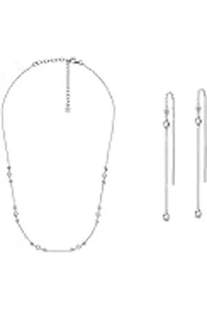 Emporio Armani Mujer Collar y Aretes de Plata de Ley Plateado, Set