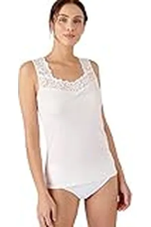 Damart Camiseta de Tirantes Suave y Sedosa Ropa Interior, Rosa Gris, S Mujer