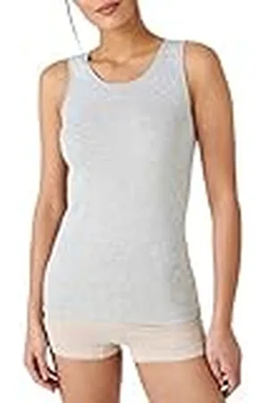 Damart Camiseta de Tirantes Acanalada Thermolactyl Ropa Interior, , S para Mujer