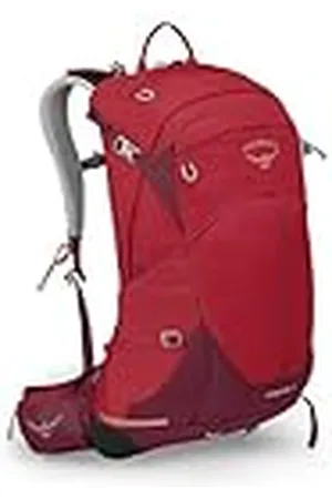 Osprey Europe Stratos 24 - Mochila de senderismo para hombre, color rojo, O/S