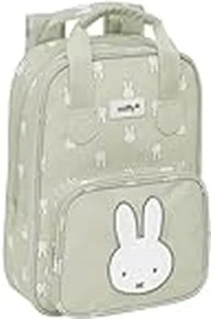 Safta MIFFY NIEBLA - Mochila Infantil, con Asas, Fácil Limpieza, Ideal para Niños de Diferentes Edades, Cómoda y Versátil, Calidad y Resistencia, 20x8x28 cm, Color
