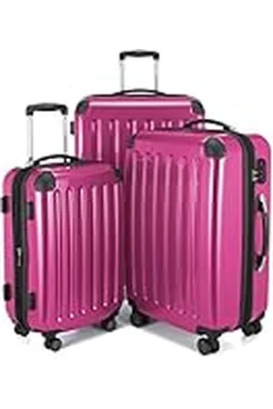 Hauptstadtkoffer Alex R2 - Juego de 3 Maletas, Maletas rígidas, Trolley, Equipaje de Viaje Mate, Set de Viaje, 4 Ruedas Dobles (S, M y L)