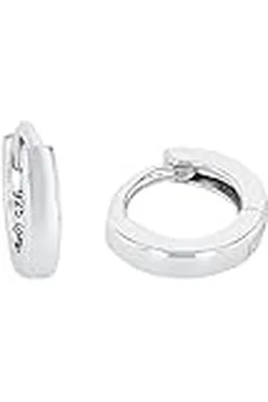 Amor Creoles, Pendientes de de Ley 925 Unisex para Señoras y Caballeros, 1 cm, , Viene en Caja de Regalo de Joyería