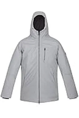 Regatta Mens Yewbank II Hooded Waterproof Outdoor Winter Park Jacket Chaqueta Impermeable, , L para Hombre