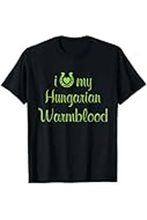 Hip Entrenador de espectáculos ecuestres con el nombre «I Love My Hungary Warmblood Horse» Camiseta