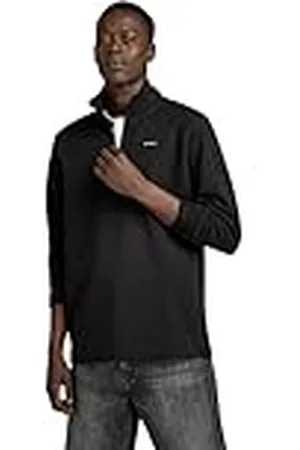 G-Star Para Hombre Camiseta Half Zip Tweeter, , XXL