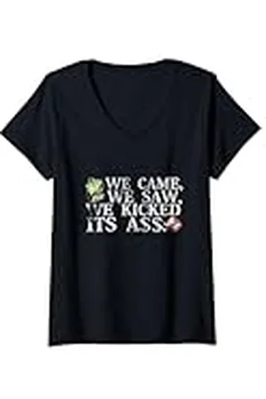 Ghostbusters Mujer Cazafantasmas Llegamos, vimos Camiseta Cuello V