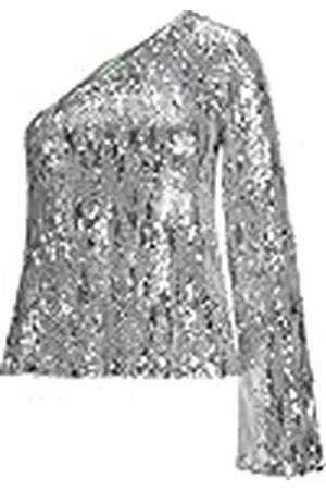 JACK & JONES JJXX Jxtara Sequin One Shoulder Top Wvn, , XL Mujeres