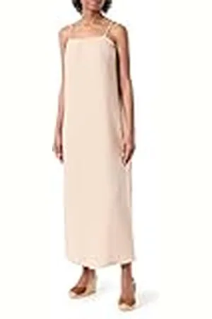 VERO MODA Vmnatali Vestido Singlet Wvn Ga SPE Largo, Crema Irlandesa, XS para Mujer