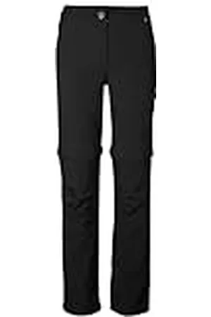 Killtec Mujer Pantalones funcionales/Pantalones de Senderismo con Perneras con Cremallera KOS 5 WMN PNTS, Schwarz, 46, 42820-000