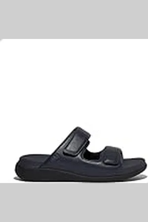 FitFlop F-Mode Go Mens Adjustable Two-Bar Slides, Sandalia Hombre, , 42 EU