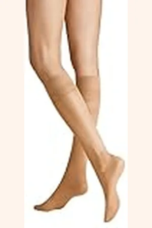 Hudson Calcetines hasta la rodilla transparentes para mujer, color , talla 39-42