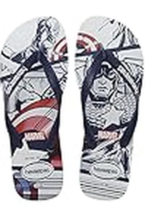 Havaianas Top Marvel, Chanclas, para Unisex niños, Navy / Amarilla / Blanco, 25/26 EU