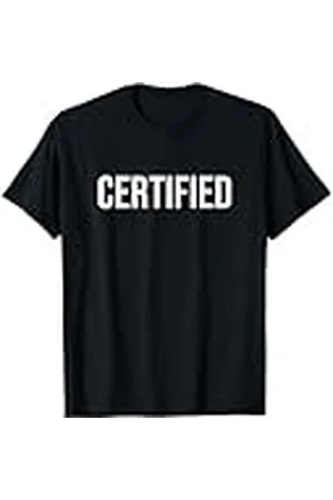 Certified Certificado Camiseta
