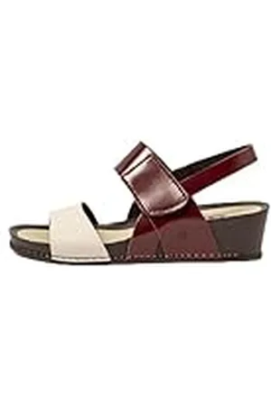 Art 1945 I Imagine, Sandalias con cuña Mujer, Burdeos-Cream, 39 EU