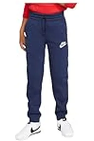 Nike B NSW FLC Jogger Pant Pantalones de Deporte, Niños, Midnight Navy/Midnight Navy/White, XS (122-128CM)
