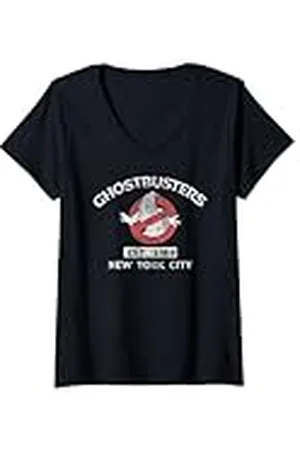 Ghostbusters Mujer Cazafantasmas EST. 1984 Camiseta Cuello V