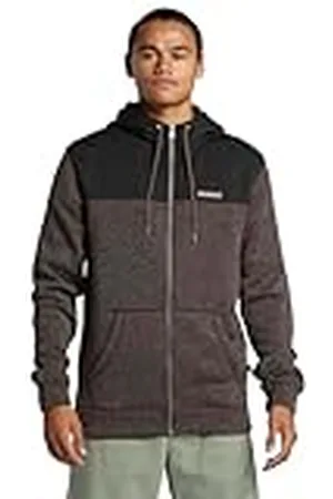 Quiksilver Keller Block Zip Sudadera, , Estándar para Hombre