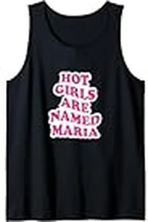 Original Cheddar Las chicas calientes se llaman María Camiseta sin Mangas