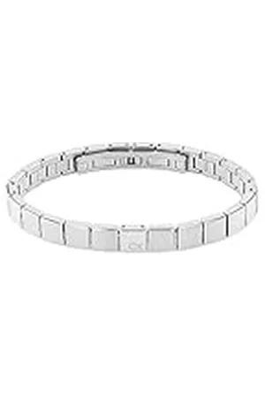 Calvin Klein Pulsera de Eslabones para Hombre Colección MINIMALISTIC SQUARES de Acero Inoxidable - 35000488
