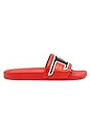 Diesel SA-MAYEMI D Sandals, Sandalias deslizantes Hombre, Red/Black, 41 EU