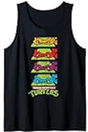 Teenage Mutant Ninja Turtles TMNT Todos los personajes con máscaras Camiseta sin Mangas