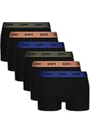Dim Mix and Colors Coton Stretch Confort X6 Boxer, , M (Pack de 6) para Hombre