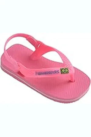 Havaianas Baby Brasil Logo Ii, Sandalias Unisex bebé, Rosa (Crystal Rose), 19 EU