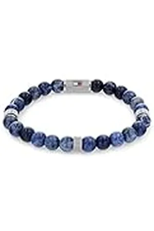 Tommy Hilfiger Jewelry Pulsera para Hombre de cuentas de piedra de sodalita - 2790436