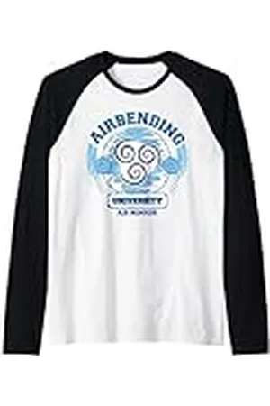 Avatar: The Last Airbender Airbending University Air Nomads Camiseta Manga Raglan