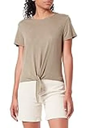 ONLY Onlnew Isa S/S Knot Top Jrs Camiseta, Sirena, S para Mujer