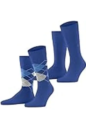 Burlington Everyday Mix Multipack M So algodón estampados 2 pares, Calcetines Hombre, , 40-46