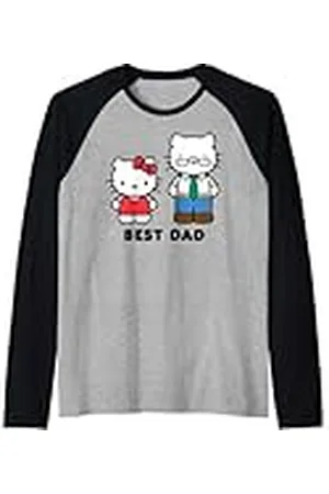 Hello Kitty El mejor papá de Camiseta Manga Raglan