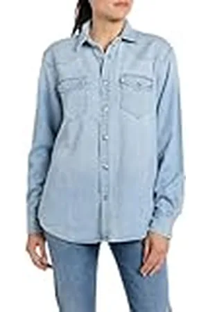 Replay W2362A.000.624 68A, Camisa vaquera confeccionada en denim para mujer, , S