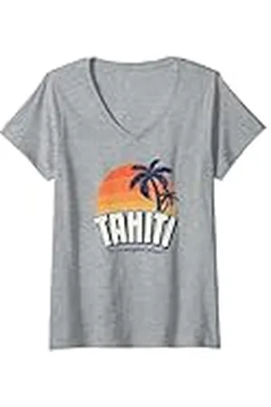 Marvel Mujer Agentes de S.H.I.E.L.D Tahití Camiseta Cuello V